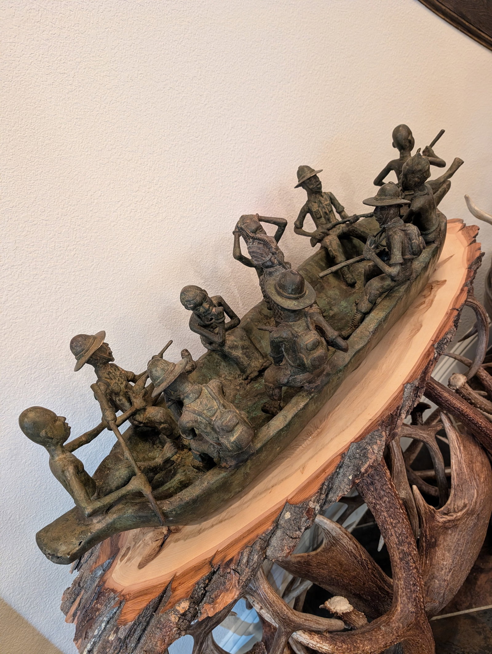 Bronze Benin Boat - 4
