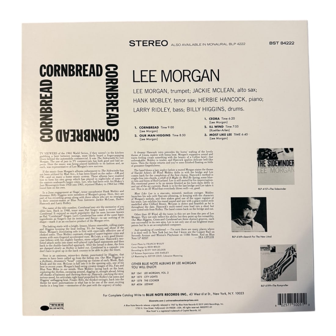Lee Morgan - Cornbread LP - 2