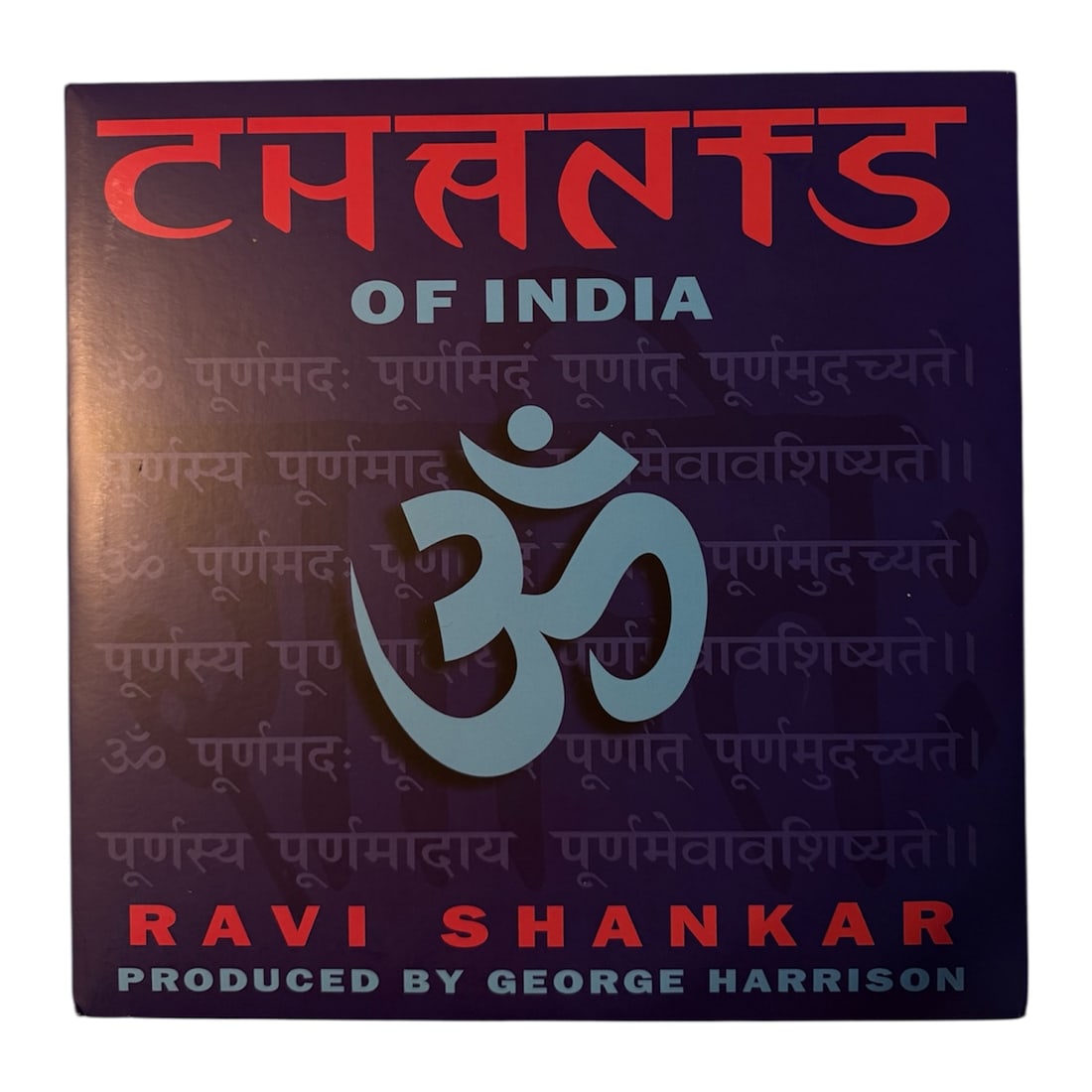 Ravi Shanker - Chants of India LP: Ravi Shanker - Chants of India LP - Limited Edition Double LP - Pressed on 180 gram Red Vinyl - Produced by George Harrison Height 12.375 x Width 12.375 x Depth 0.0625 in inches.