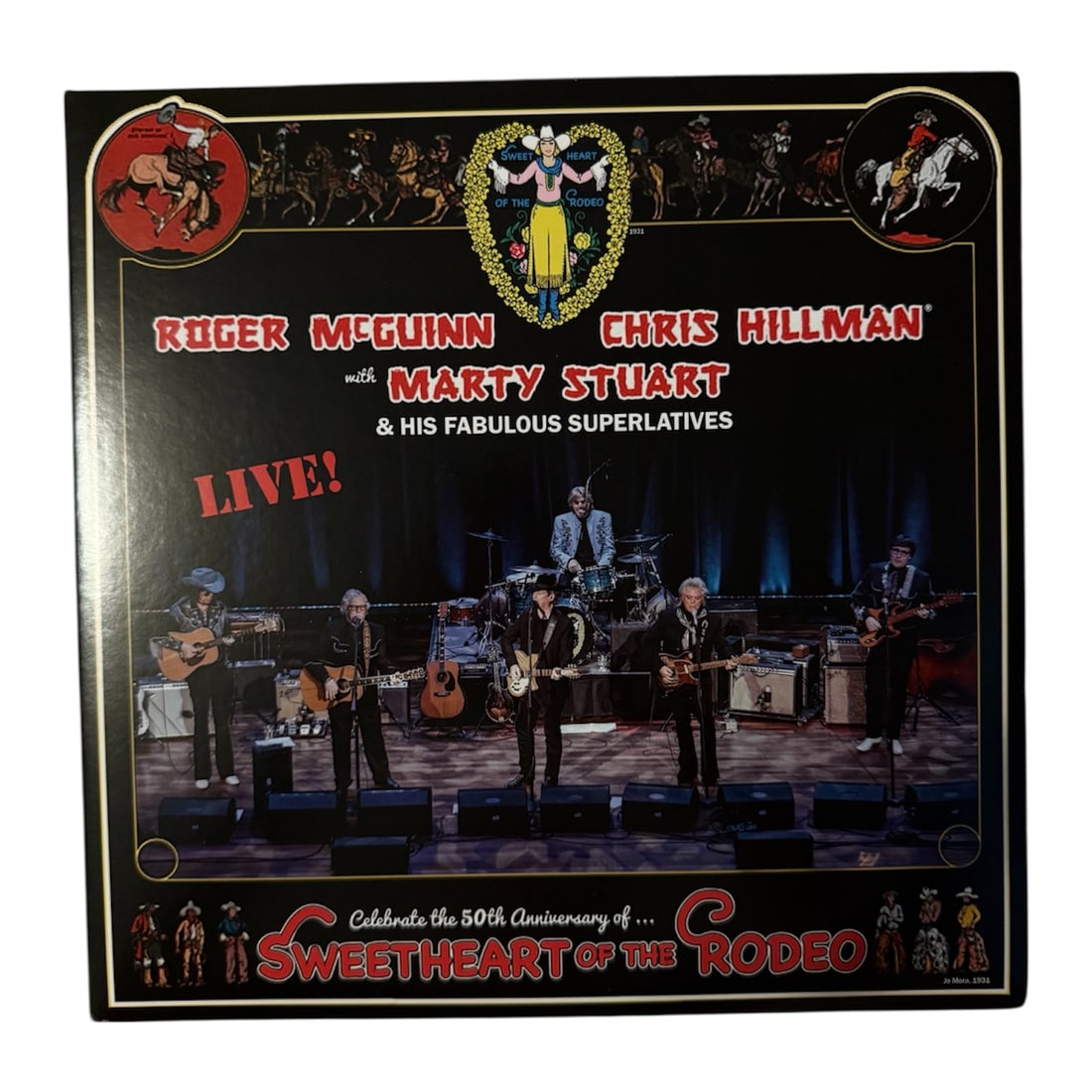 Roger McGuinn - 50th Anniversary of Sweetheart of the Rodeo: Roger McGuinn - 50th Anniversary of Sweetheart of the RodeoHeight 12.375 x Width 12.375 x Depth 0.0625 in inches.