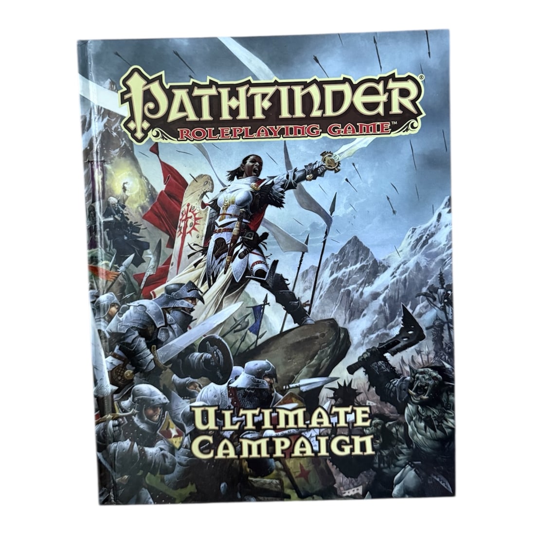 Pathfinder Ultimate Campaign: Hardback Pathfinder Roleplaying Game Ultimate Campaign BookHeight 11 x Width 8.5 x Depth 1.5 in inches.