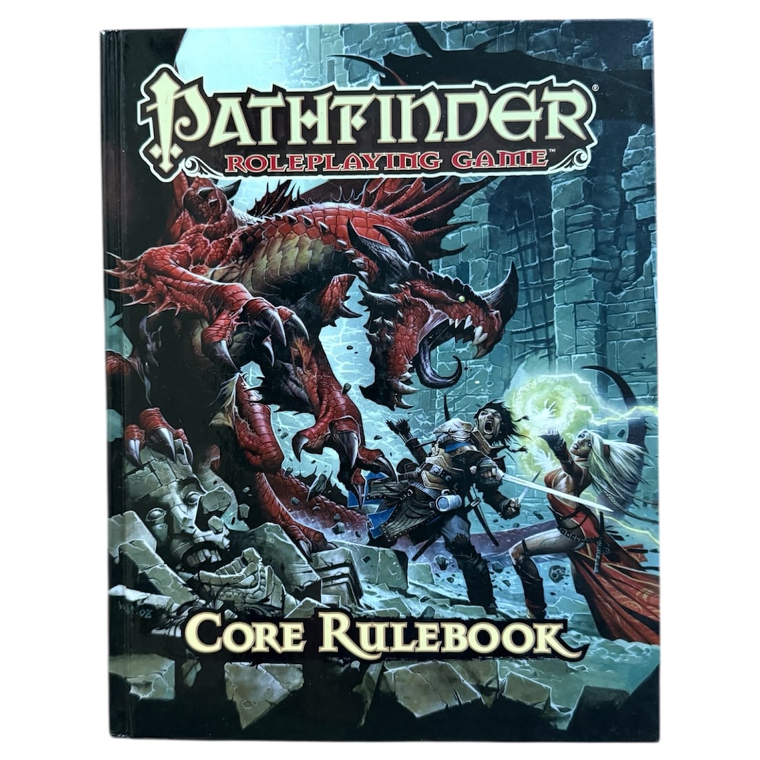 Pathfinder Core Rulebook: Hardback Pathfinder Roleplaying Game Core Rulebook. Height 11 x Width 8.5 x Depth 1.5 in inches.