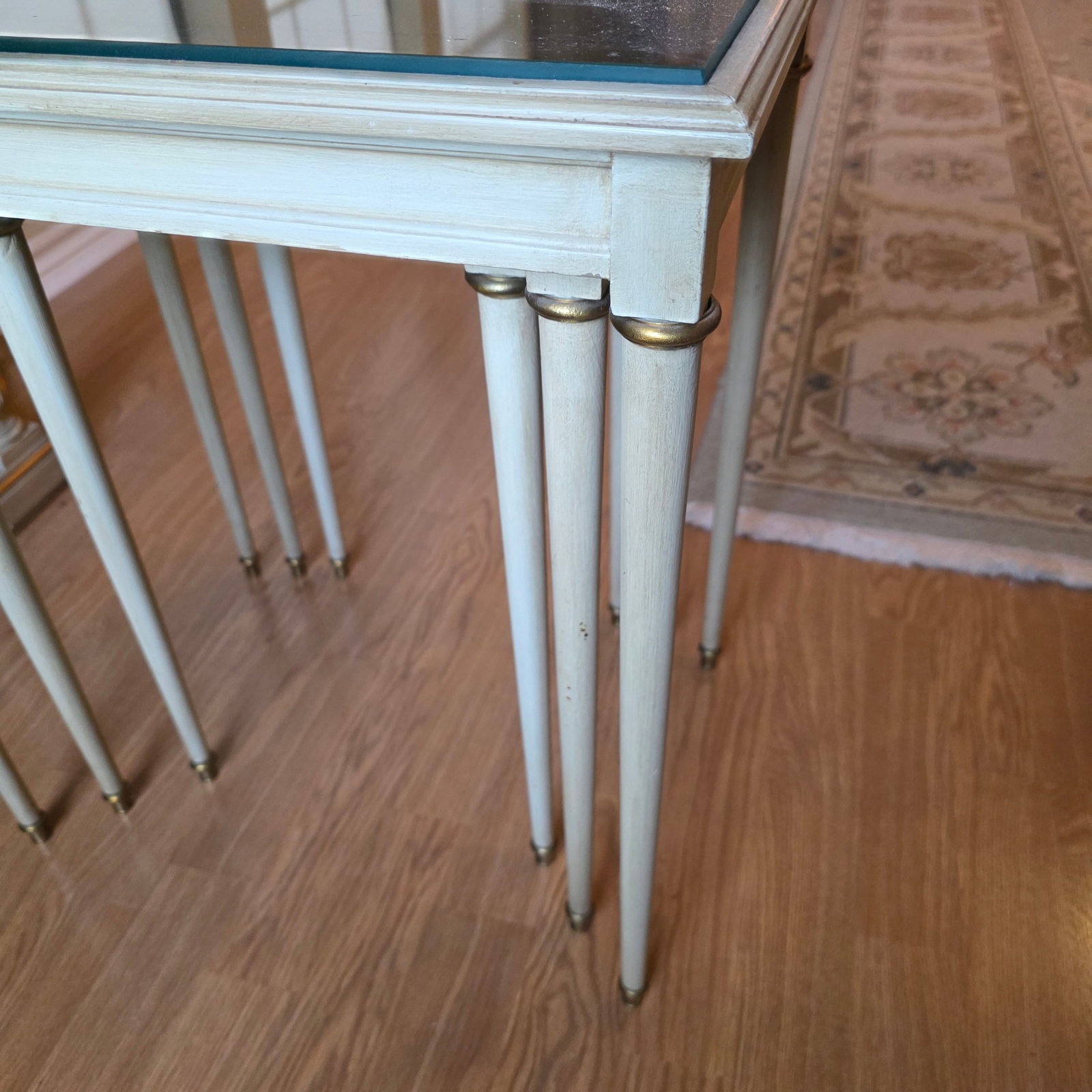 Three Louis XVI Style Nesting Tables - 7