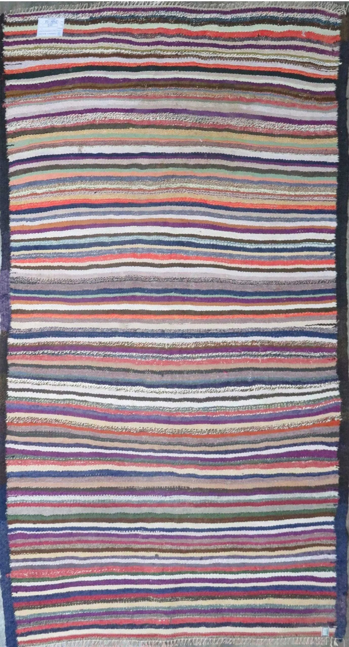 One Of The Kind Authentic Hand-Knotted Sanandaj Vintage Kilim 8'0" X 4'0": Lifetime Exchange Guarantee. The client is responsible for all shipping costs. Please call us for additional pictures and information. ABC Rugs Kilims Collection Sanandaj Seneh, Vintage Kilim Collecti