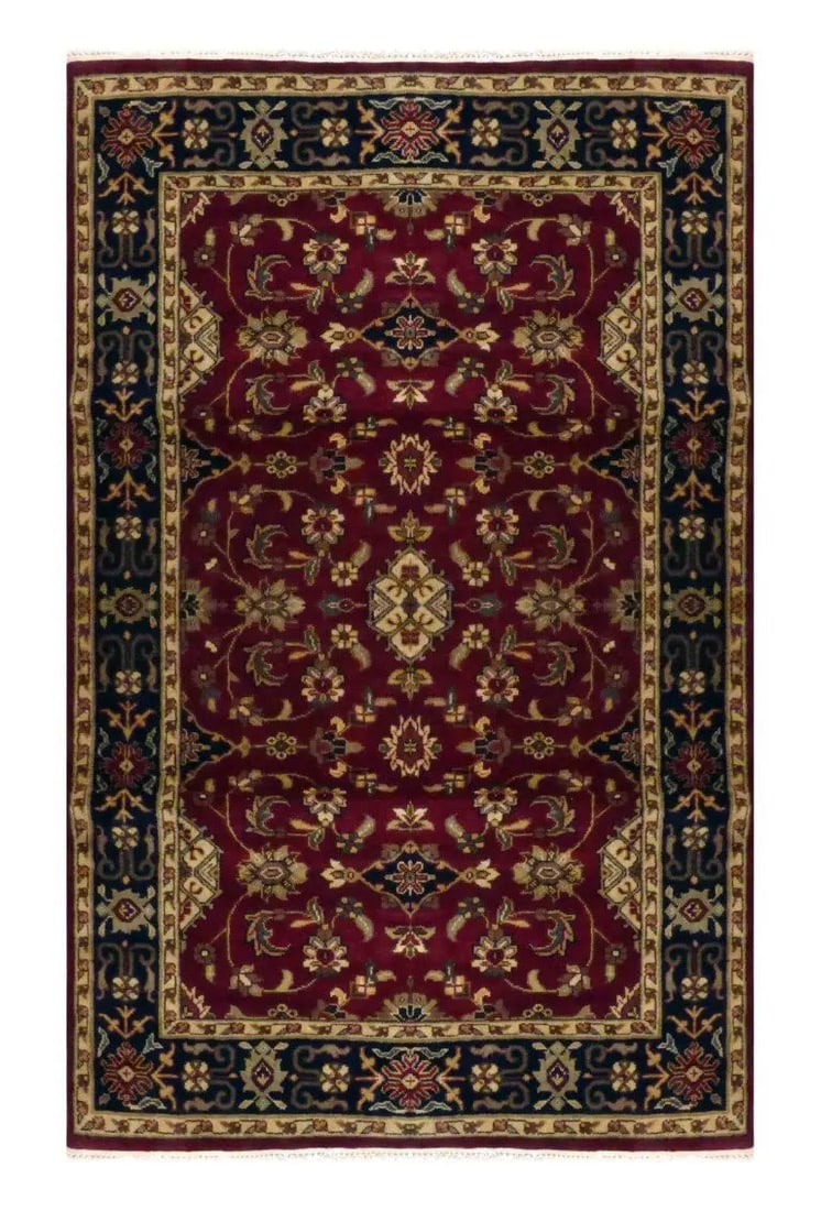 One Of The Kind Indian Hand-Knotted Rug 8'0'' X 5'0'' (1 of 1)