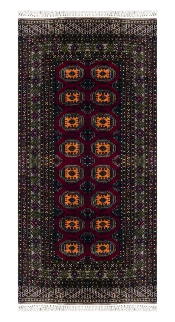 Hand Knotted One Of The Kind Peshawar And Khotan Rug 6'4" x 4'1" Pes_Kho_230: ABC Rugs Kilims Collection Pakistani Traditional Hand-Knotted Rug Made With Natural Wool & Cotton 6'4 X 4'1 (Abc 10) (Multi Color) Hand knotted and meticulously crafted by Pakistan artisans, this 