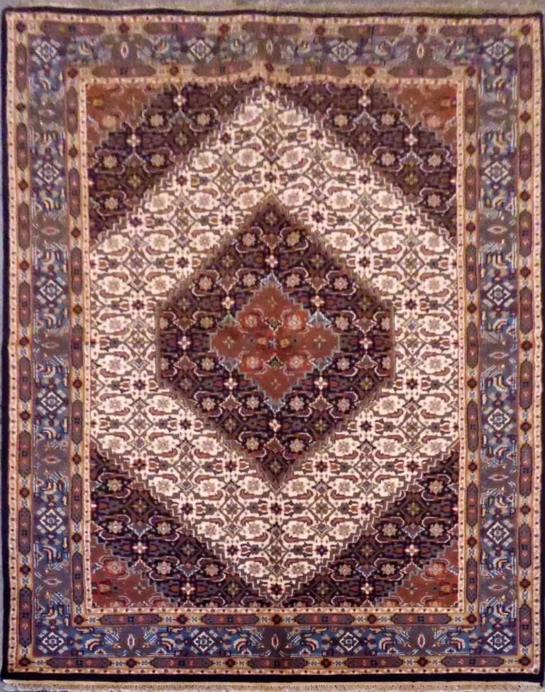 One Of The Kind Indian Hand-Knotted Rug 7'10" X 5'6'' (1 of 1)