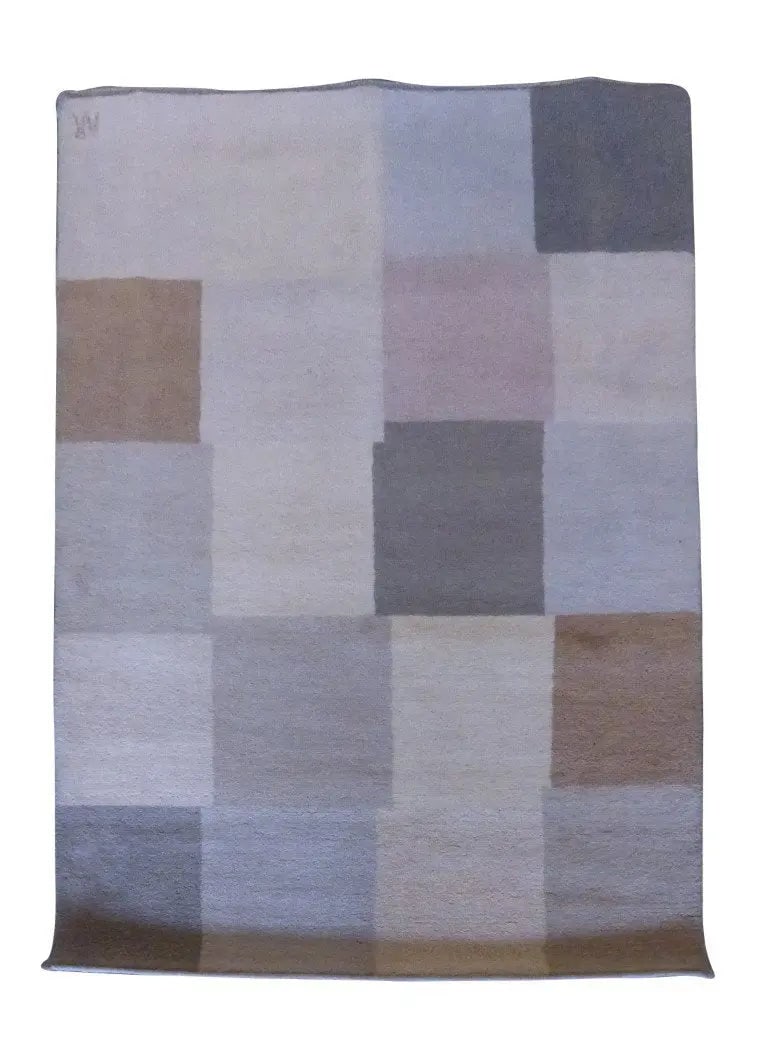 One Of The Kind Indian Hand-Knotted Gabbeh Rug 6'7" X 4"7": ABC Rugs Kilims Collection Indian Traditional Hand-Knotted Rug Made With Natural Wool & Cotton 6'7 X 47 (Abc2630) (Beige) Hand knotted and meticulously crafted by Indian artisans, this stunning In