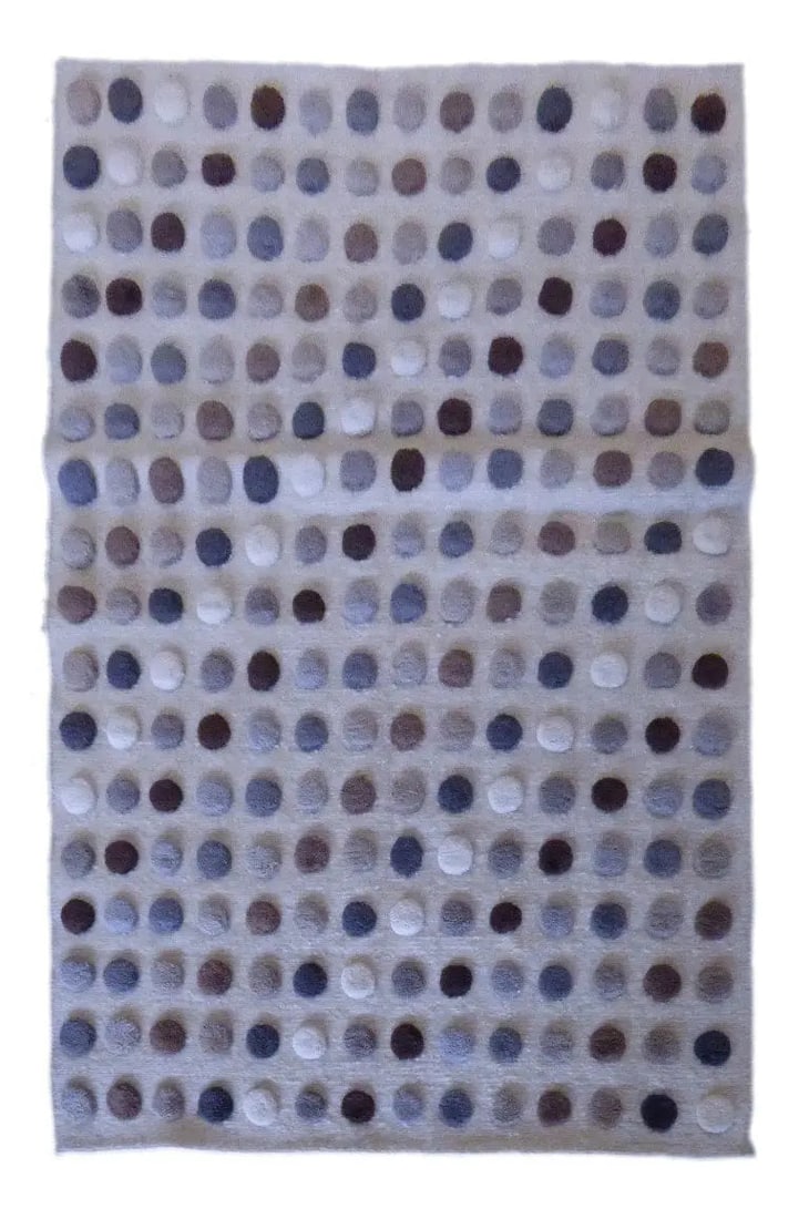 One Of The Kind Indian Hand-Knotted Gabbeh Rug 6'6" X 4'8": ABC Rugs Kilims Collection Indian Traditional Hand-Knotted Rug Made With Natural Wool & Cotton 6'6 X 4'8 (Abc2984) (Beige) Hand knotted and meticulously crafted by Indian artisans, this stunning I