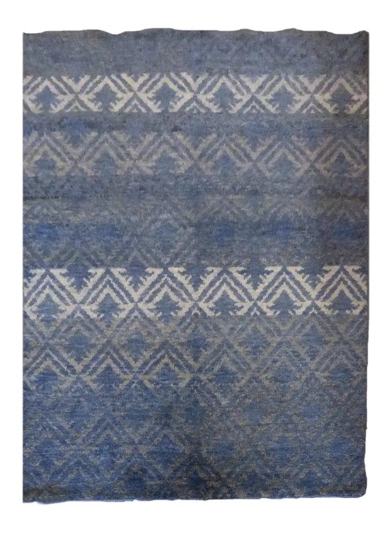 One Of The Kind Indian Hand-Knotted Gabbeh Rug 7' X 5' (1 of 1)
