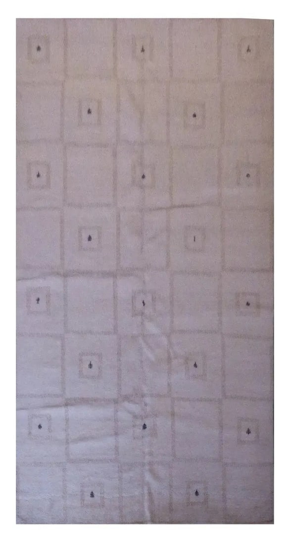 One Of The Kind Indian Modern Design Rug 10'6" X 8'6": ABC Rugs Kilims Collection Indian Kashmiri Traditional Hand-Knotted Rug Made With Natural Wool 10'6'' X 8'6'' (Abc1265063) (Camel) Hand knotted and meticulously crafted by Indian artisans, this stunni
