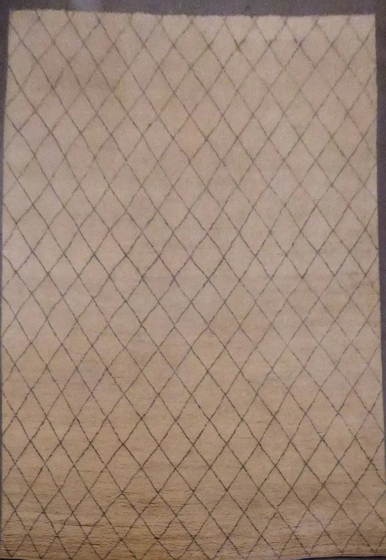 One Of The Kind Indian Modern Design Rug 13'9" X 10'2" (1 of 1)