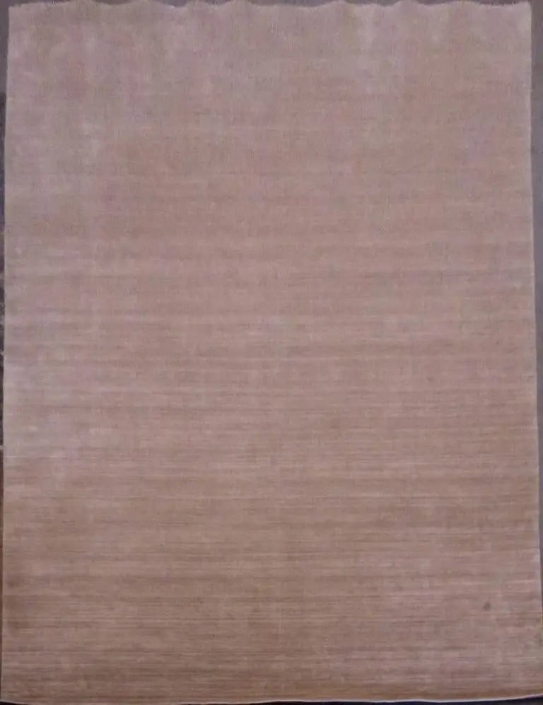 One Of The Kind Indian Modern Design Rug 13'11" X 10'1": ABC Rugs Kilims Collection Indian Hand-Loomed Natural Wool And Fauxsilk Oriental Rug 13'11'' X 10'1 (Abcr16603) (Gr16603) (Camel) Hand knotted and meticulously crafted by Indian artisans, this stunnin