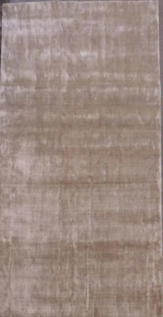 One Of The Kind Indian Modern Design Rug 8'2" X 5'4": ABC Rugs Kilims Collection Indian Hand-Knotted Natural Wool And Fauxsilk Oriental Rug 8'2 X 5'4 (Abcr16625) (Gr16625) (Camel) Hand knotted and meticulously crafted by Indian artisans, this stunning In
