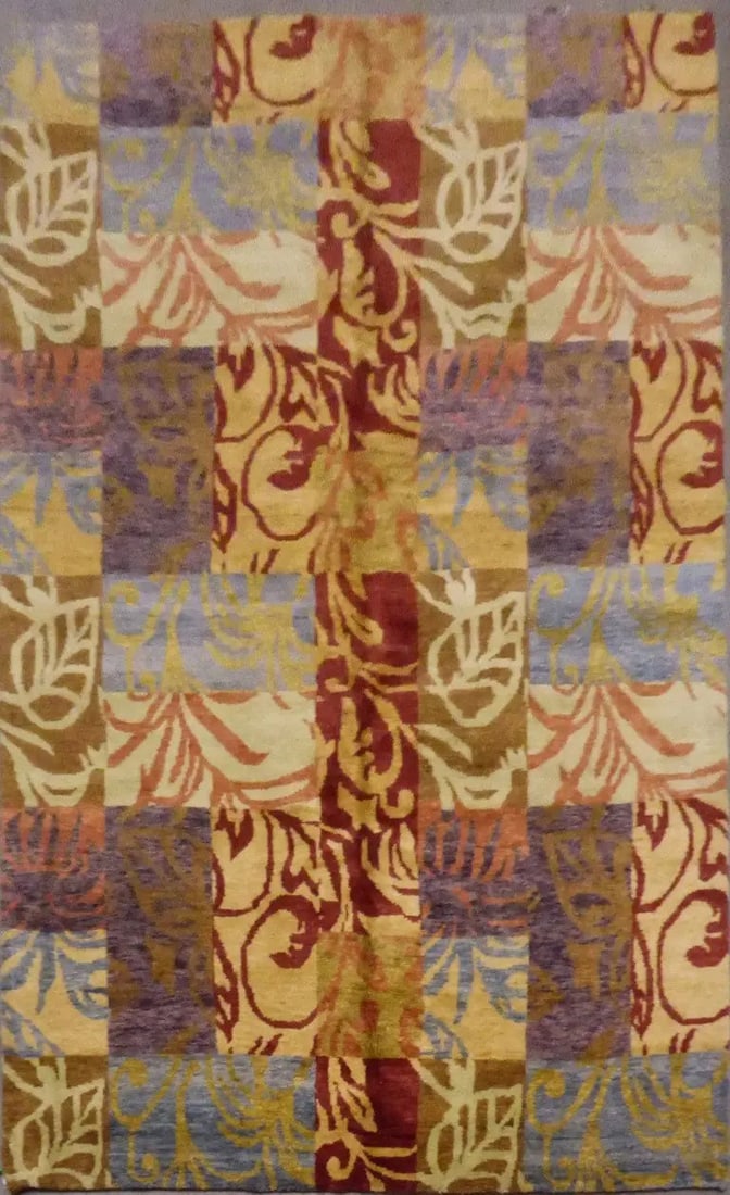 One Of The Kind Indian Modern Design Rug 11'8" X 8'5" (1 of 1)