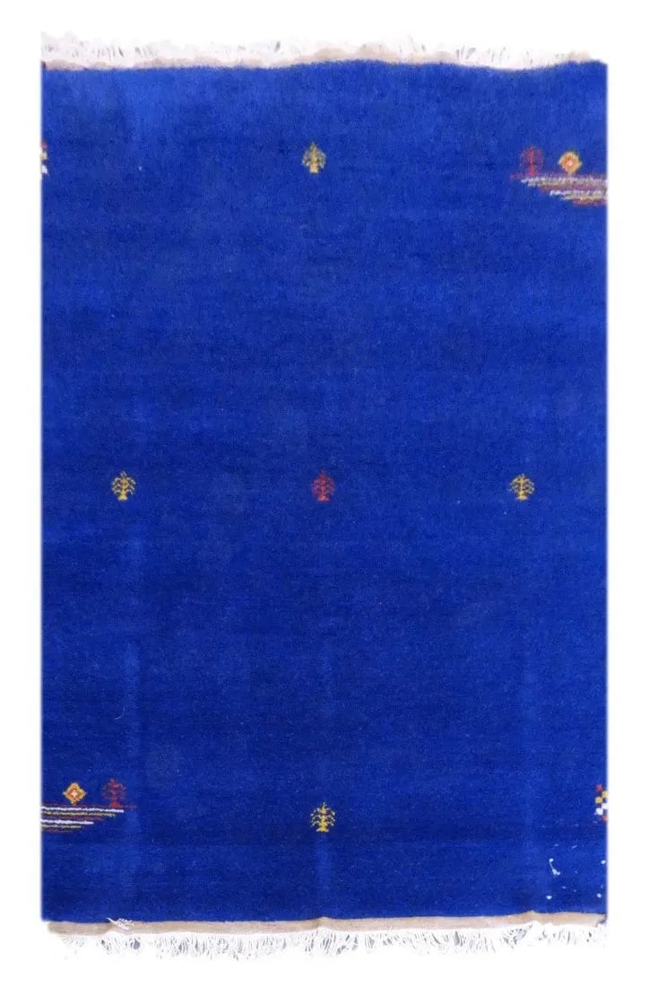 One Of The Kind Indian Hand-Knotted Rug 6'6" X 4'8" (1 of 1)