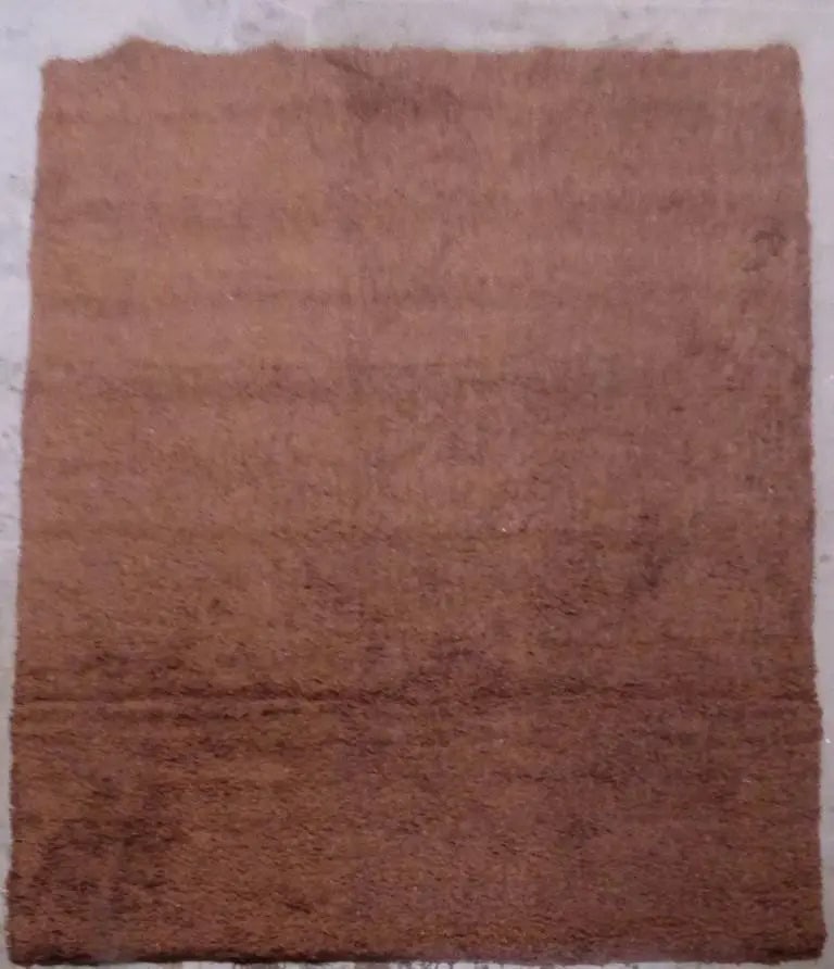 One Of The Kind Indian Modern Design Rug 7'6" X 10'6": ABC Rugs Kilims Collection Indian Bhadohi Hand-Knotted Rug Made With Wool And Fauxsilk 7'6 X 10'6'' (Abcr00698) (Brown) Hand knotted and meticulously crafted by Indian artisans, this stunning Indian H