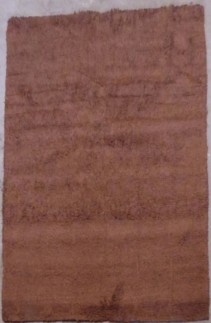 One Of The Kind Indian Modern Design Rug 7'6" X 10'6": ABC Rugs Kilims Collection Indian Bhadohi Hand-Knotted Rug Made With Wool And Fauxsilk 7'6 X 10'6'' (Abcr00697) (Brown) Hand knotted and meticulously crafted by Indian artisans, this stunning Indian H