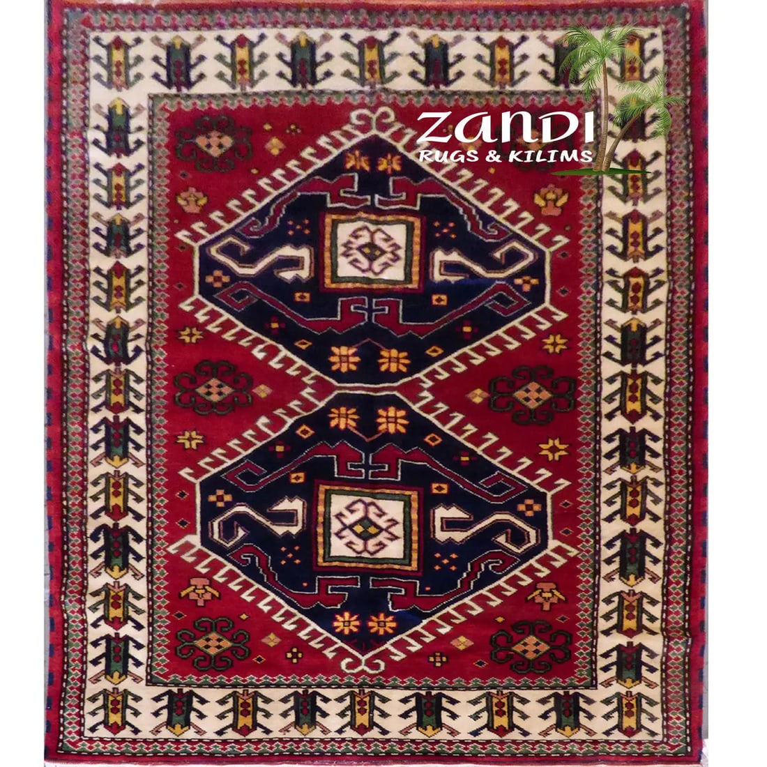 One Of The Kind Indian Hand-Knotted Rug 8'0'' X 5'6": ABC Rugs Kilims Collection Indian Bhadhoi Hand-Knotted Natural Wool And Cotton Oriental Rug 8'0'' X 5'6 (Abcr02275) (Gr16188) (Red, Black) Hand knotted and meticulously crafted by Indian artisans, thi