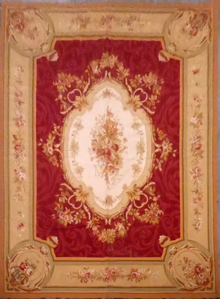 One Of The Kind Indian Hand-Knotted Rug 9'0" X 12'2'' (1 of 1)