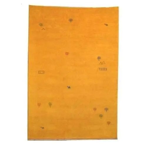 One Of The Kind Indian Hand-Knotted Gabbeh Rug 9'8" X 6'7" (1 of 1)