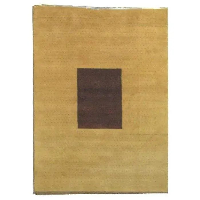 One Of The Kind Indian Hand-Knotted Gabbeh Rug 7'8" X 5'7": ABC Rugs Kilims Collection Home Collection Indo Nepal, India Style Oriental Hand-Knotted Rug With Natural Wool Area 7'8 X 5'7 Abcr02618 Hand knotted and meticulously crafted by Indian artisans, this s
