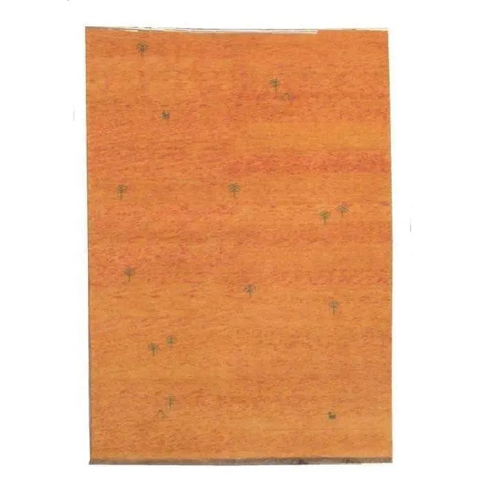 One Of The Kind Indian Hand-Knotted Gabbeh Rug 7'9" X 5'6": ABC Rugs Kilims Collection Home Collection Indo Nepal, India Style Oriental Hand-Knotted Rug With Natural Wool Area 7'9 X 5'6 Abcr02623 Hand knotted and meticulously crafted by Indian artisans, this s