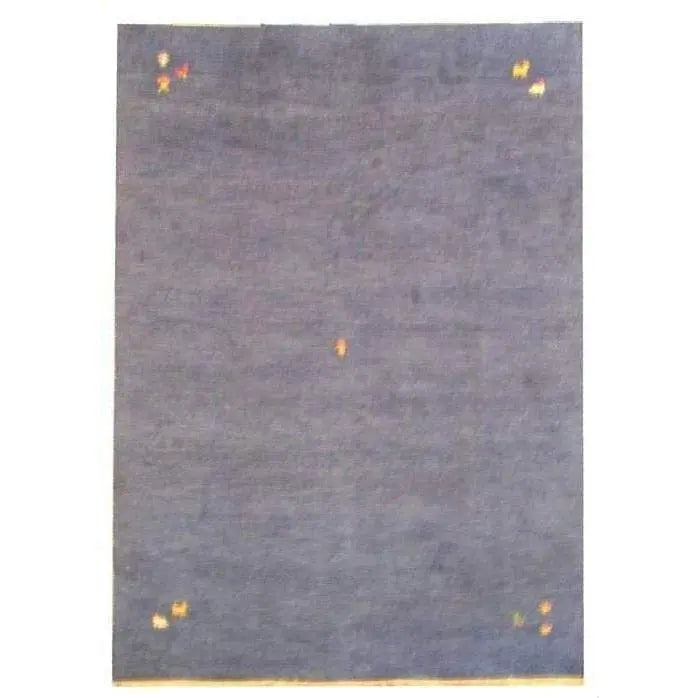 One Of The Kind Indian Hand-Knotted Gabbeh Rug 7'11" X 5'8": ABC Rugs Kilims Collection Home Collection Indo Nepal, India Style Oriental Hand-Knotted Rug With Natural Wool Area 7'11 X 5'8 Abcr02620 Hand knotted and meticulously crafted by Indian artisans, this 