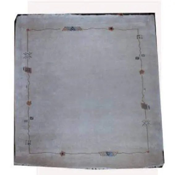 One Of The Kind Indian Hand-Knotted Gabbeh Rug 6'8" X 6'5" (1 of 1)