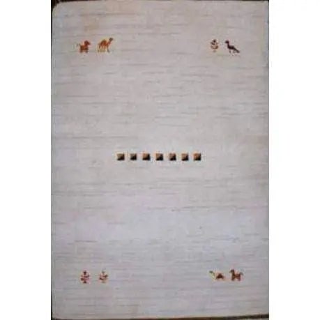 One Of The Kind Indian Hand-Knotted Gabbeh Rug 6'6" X 4'6": ABC Rugs Kilims Collection Home Collection Indo Nepal, India Style Oriental Hand-Knotted Rug With Natural Wool Area 6'6 X 4'6 Abcr02246 Hand knotted and meticulously crafted by Indian artisans, this s