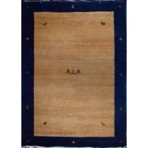 One Of The Kind Indian Hand-Knotted Gabbeh Rug 5' X 7' (1 of 1)