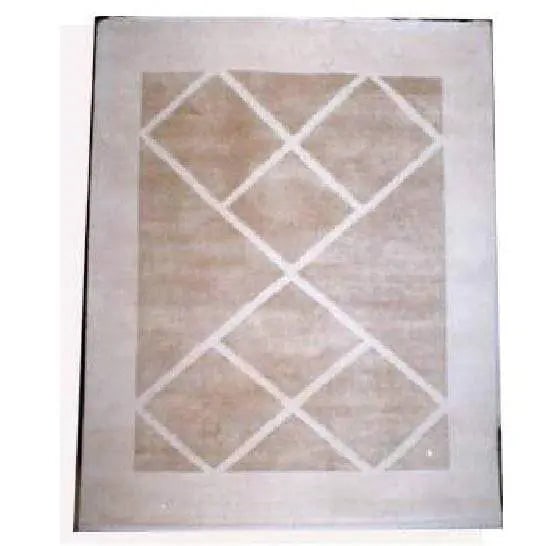 One Of The Kind Indian Modern Design Rug 5'11" X 4'11": ABC Rugs Kilims Collection Home Collection Indo Nepal, India Style Oriental Hand-Knotted Rug With Natural Wool Area 5'11 X 4'11 (Abcr02300) (Beige, Camel) Hand knotted and meticulously crafted by Indi