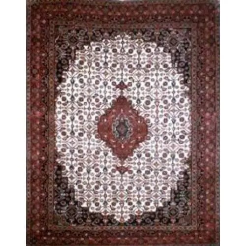 One Of The Kind Indian Hand-Knotted Rug 6'5" X 4'9" (1 of 1)