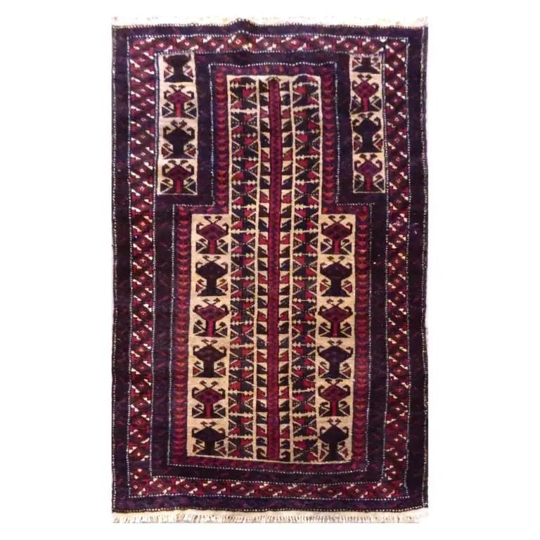 One Of The Kind Afghani Khotan Rug 3'4" x 5'6": ABC Rugs Kilims Collection Hand-Knotted Rug Made With Natural Wool And Cotton 3'4'' X 5'6'' (Abc0) (Red, Brown, Cream) Hand knotted and meticulously crafted by Afghan artisans, this stunning Afghani R