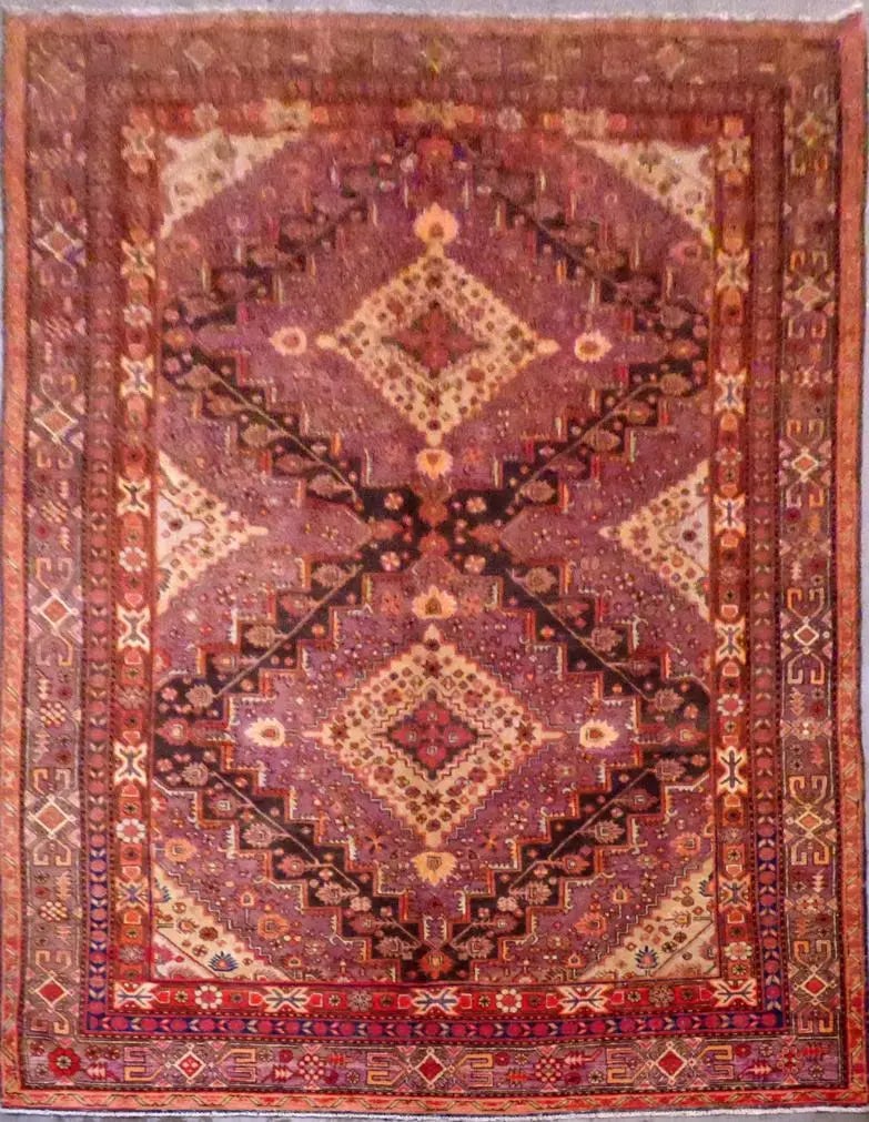 One Of The Kind Afghani Hand-Knotted Rug 12'9" x 10'10" Afg39 (1 of 1)