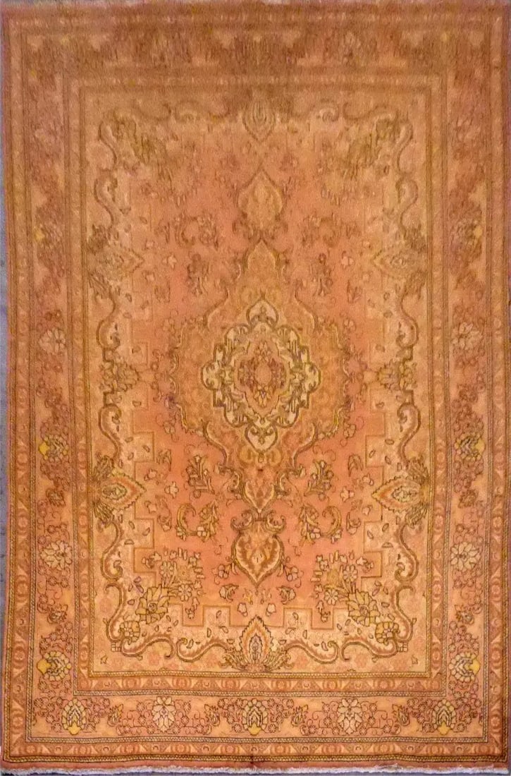Hand Knotted One Of The Kind Peshawar And Khotan Rug 11'8" x 7'10" Pes_Kho_286: ABC Rugs Kilims Collection Afghani Tabriz Hand-Knotted Natural Wool Rug 11'8'' X 7'10'' (Abcr0020301) (Red, Brown) Hand knotted and meticulously crafted by Afghan artisans, this stunning Afghani Rug H