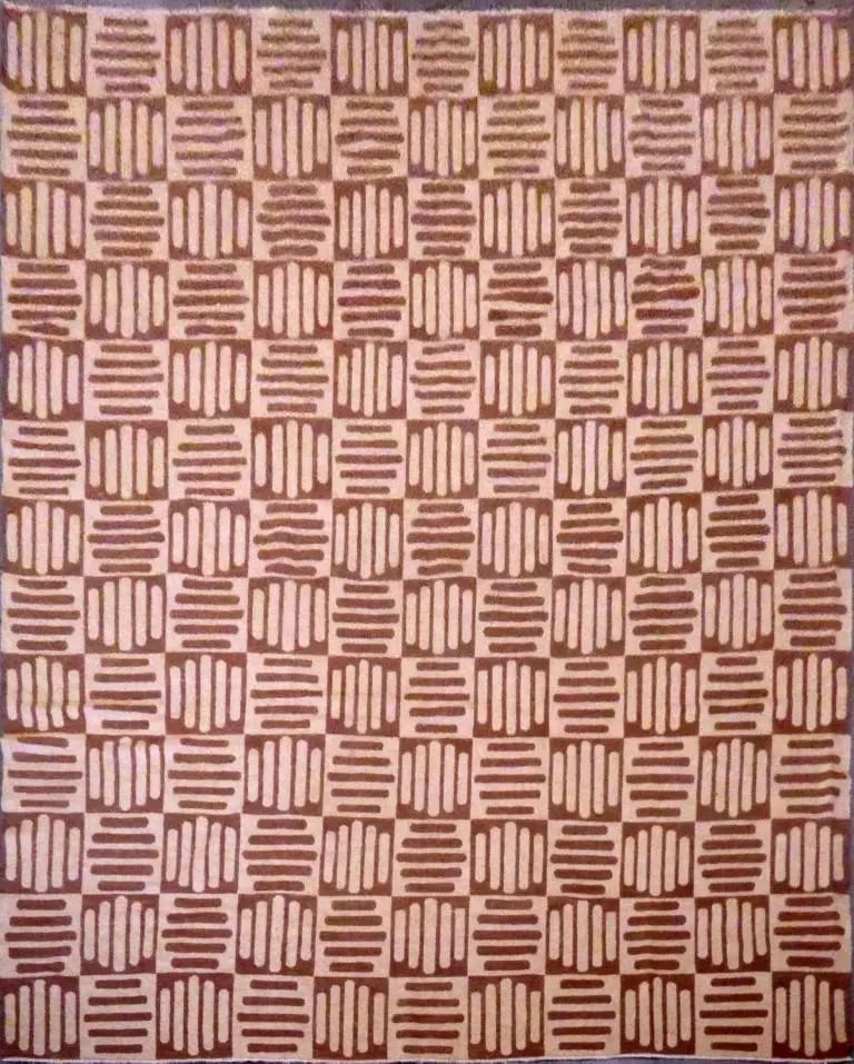 Hand Knotted One Of The Kind Peshawar And Khotan Rug 8'11" x 10'11" Pes_Kho_300 (1 of 1)