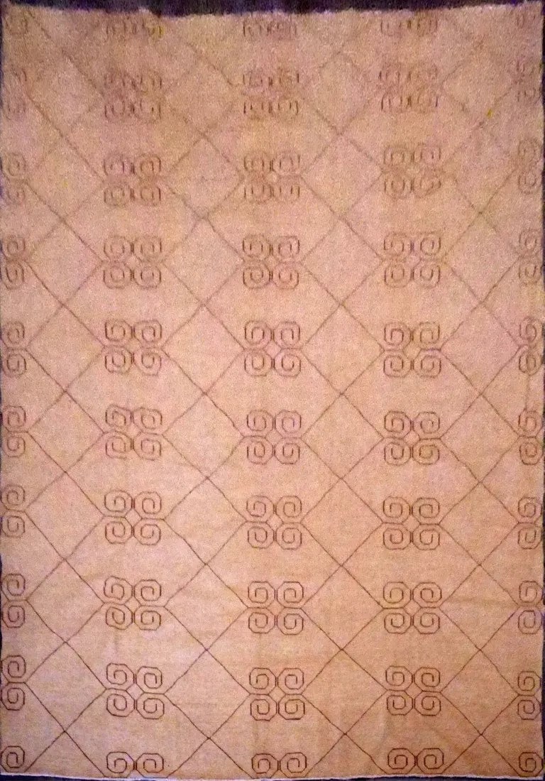Hand Knotted One Of The Kind Peshawar And Khotan Rug 8'10" x 11'6" Pes_Kho_301 (1 of 1)