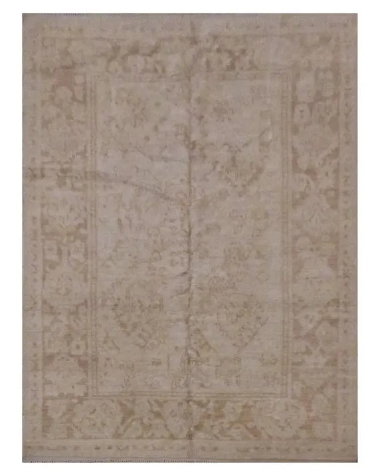 Hand Knotted One Of The Kind Peshawar And Khotan Rug 6'10" x 5' Pes_Kho_314: ABC Rugs Kilims Collection Afghani Oushak Hand-Knotted Rug Made With Natural Wool & Cotton Color Beige 6'10 X 5' (Abc 10798) (Camel, Gray) Hand knotted and meticulously crafted by Afghan artisans,