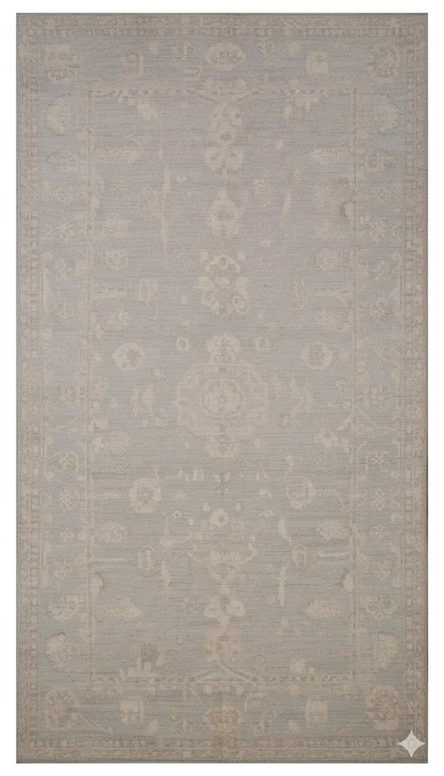 Hand Knotted One Of The Kind Peshawar And Khotan Rug 10'6" x 6'8" Pes_Kho_315: ABC Rugs Kilims Collection Afghani Oushak Hand-Knotted Rug Made With Natural Wool & Cotton 10'6 X 6'8 (Abc 10740) (Beige) Hand knotted and meticulously crafted by Afghan artisans, this stunning Af