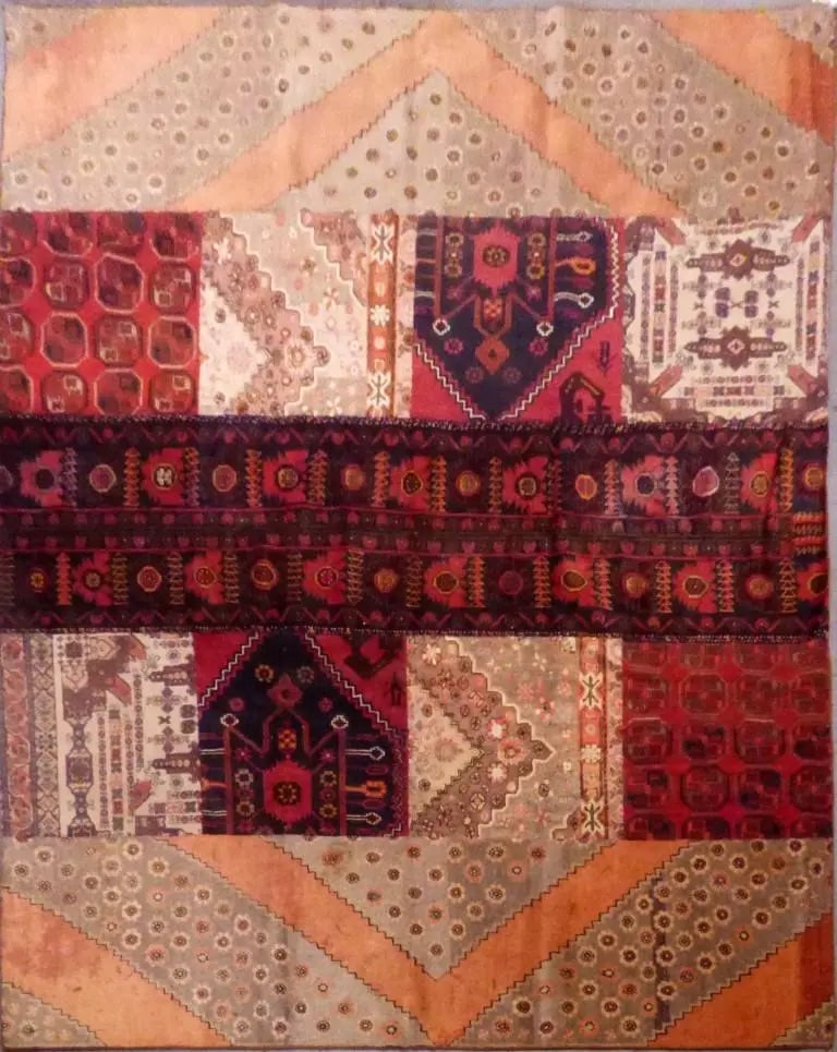 One Of The Kind Afghani Khotan Rug 10'3" x 8'0": ABC Rugs Kilims Collection Afghani Kabul Hand-Knotted Rug Made With Natural Wool And Cotton 10'3'' X 8'0'' (Abcr04230) (Red, Brown) Hand knotted and meticulously crafted by Afghan artisans, this stunn