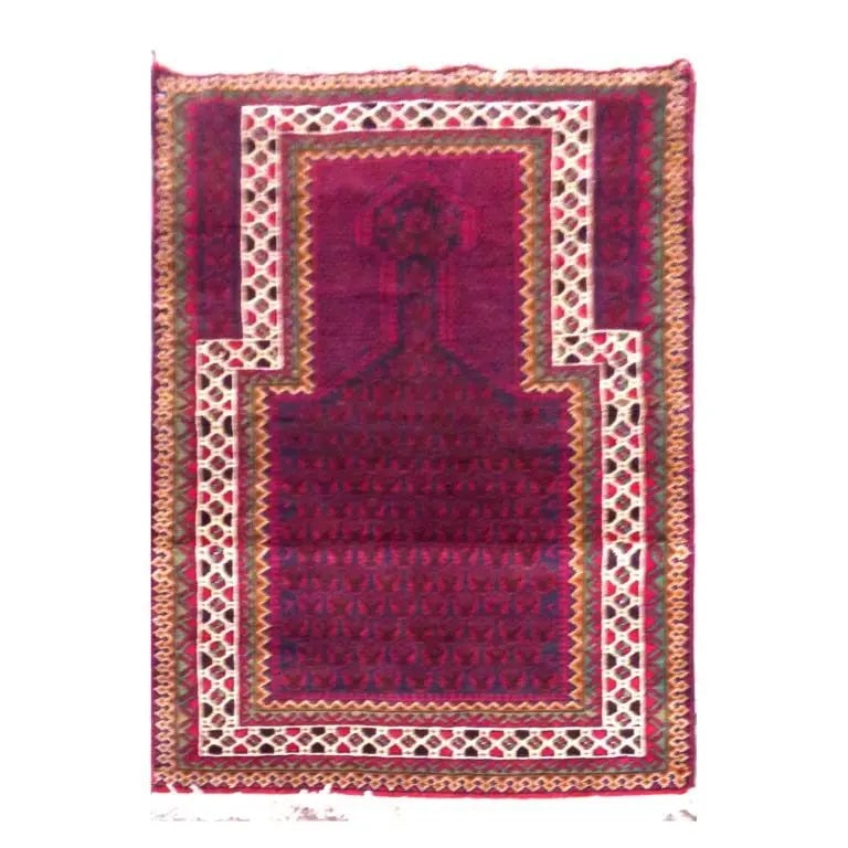 One Of The Kind Afghani Hand-Knotted Rug 3' x 5' Afg91: ABC Rugs Kilims Collection Afghani Hand-Knotted Rug Made With Natural Wool And Cotton 3' X 5' (Abc1055) (Red, Brown, Cream) Hand knotted and meticulously crafted by Afghan artisans, this stunning Afgh