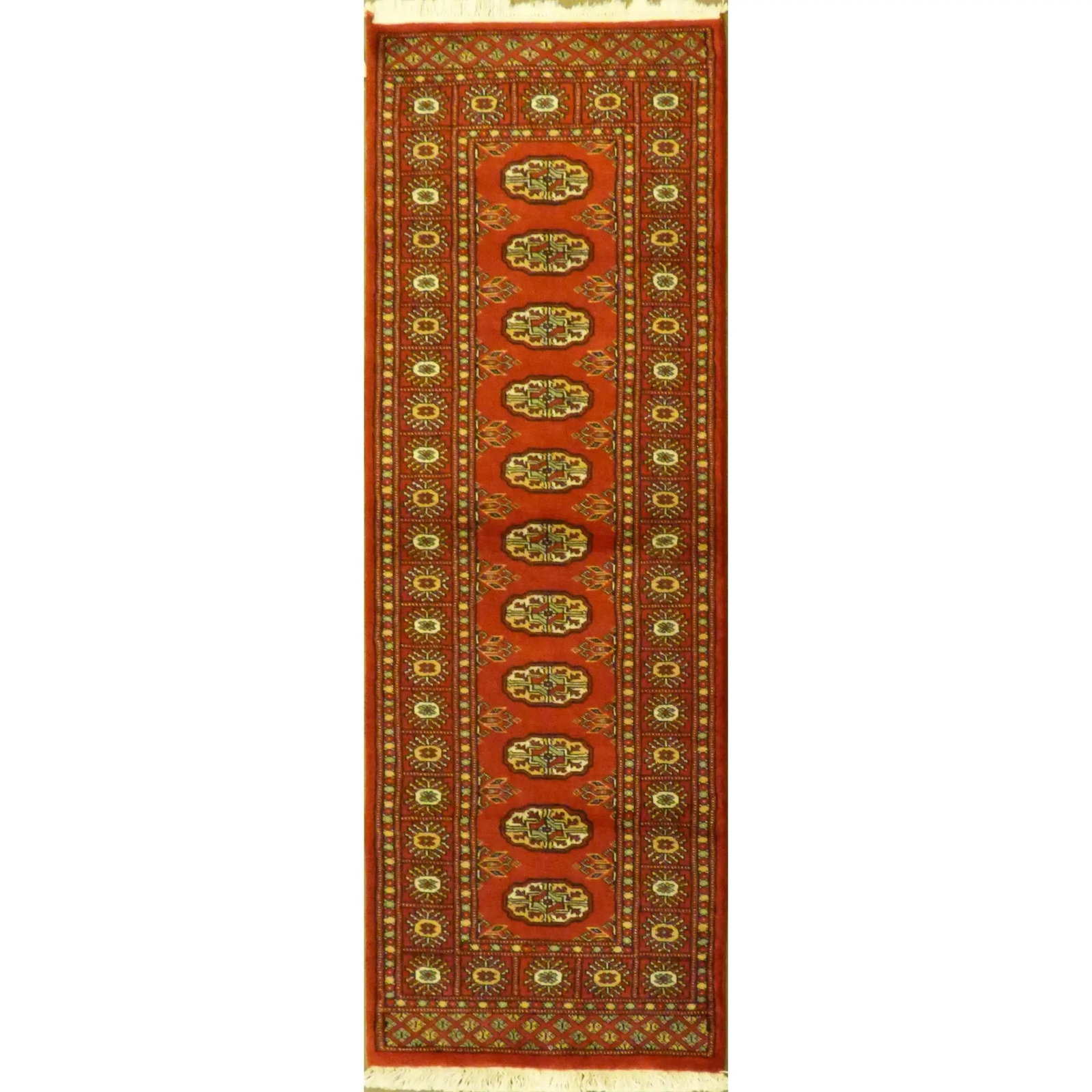 One Of The Kind Afghani Hand-Knotted Rug 5'8" x 2'1" Afg05: ABC Rugs Kilims Collection Unique Super Soft Hand-Knotted Afghani Modern Area Rug Made With Natural New Zealand Wools, Amp And Cotton 5'8 X 2'1 (Abcr04527) (Red, Brown) Hand knotted and meticulously c