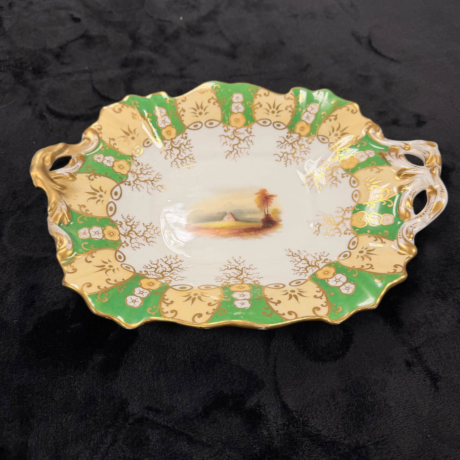 Silver-Plated Serving Platter Size 16" Length, HD5 (1 of 1)