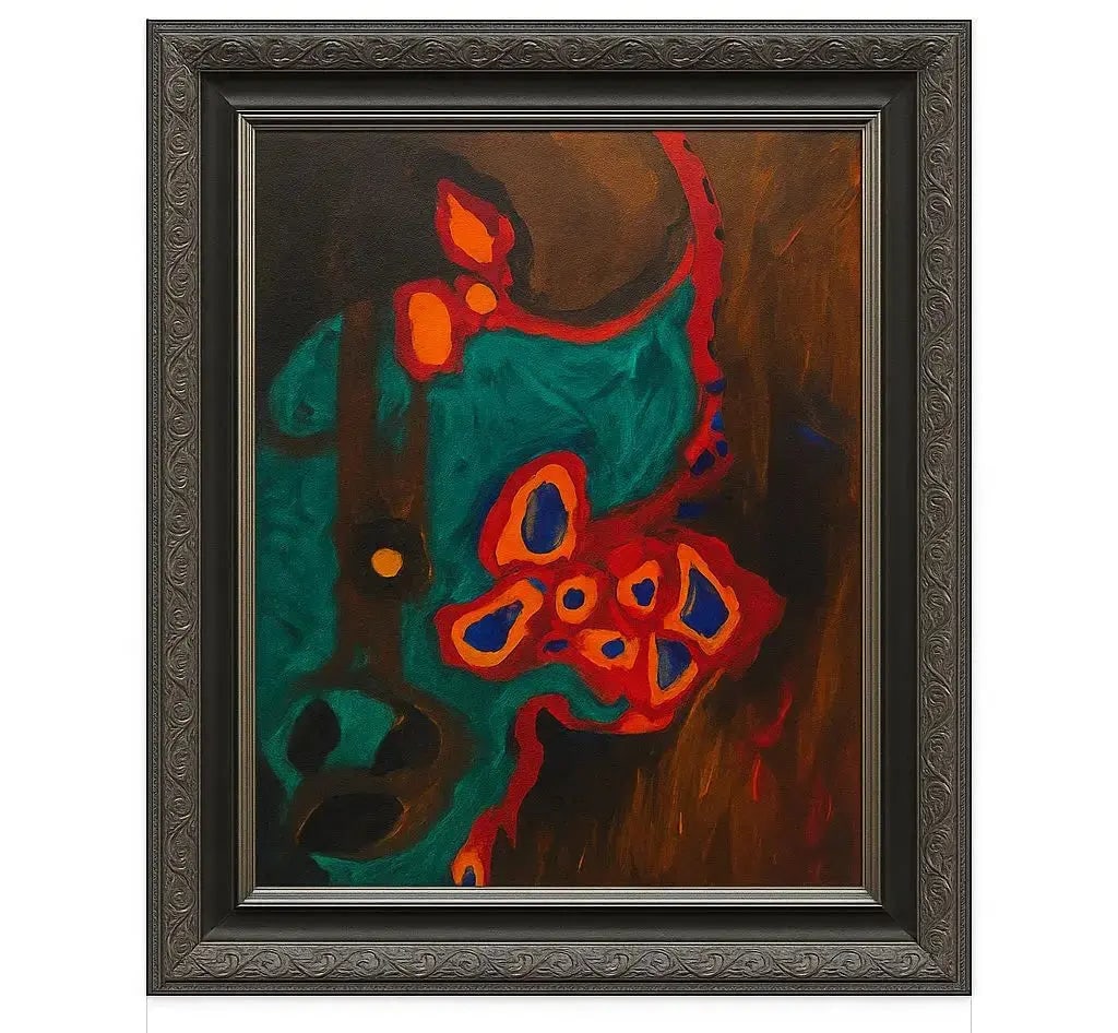 Abstract Painting Approx. 18" x 24", HD125: Abstract Painting Approx. 18" x 24"