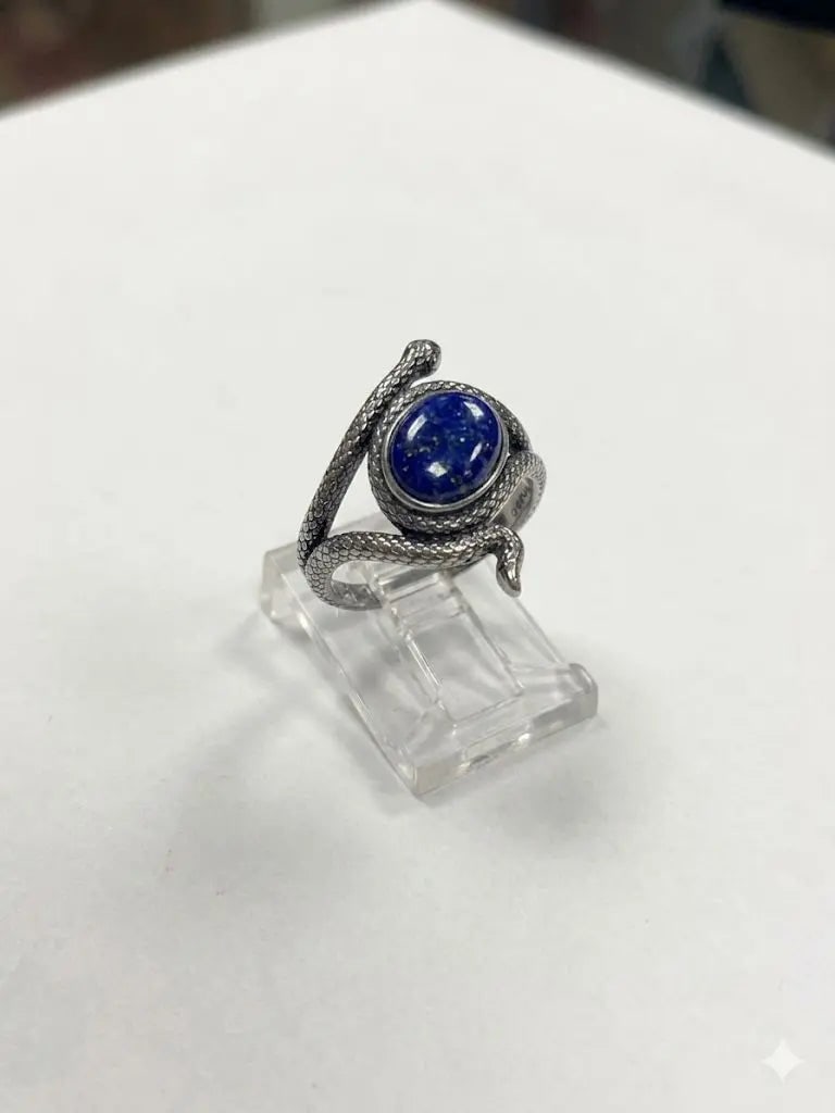 Handmade Natural Stone Gemstone Rings With Copper & Silver, Stone Size 8*10mm, Vin-New-Rin9: Handmade Natural Stone Gemstone Rings With Copper & Silver, Stone Size 8*10mm, Vin-New-Rin9