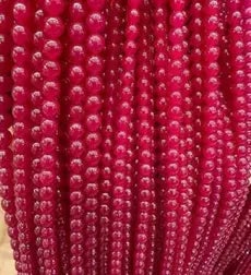 Natural Gemstone Loose Beads Necklace - Ruby - NO.213: Natural Gemstone Loose Beads Necklace - Ruby - NO.213