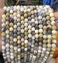 Natural Gemstone Loose Beads Necklace - Opal - NO.211: Natural Gemstone Loose Beads Necklace - Opal - NO.211
