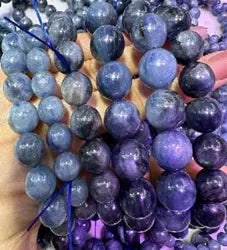 Natural Gemstone Loose Beads Necklace - kyanite A - NO.163: Natural Gemstone Loose Beads Necklace - kyanite A - NO.163