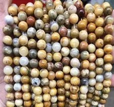 Natural Gemstone Loose Beads Necklace - crazy agate - NO.154 (1 of 1)